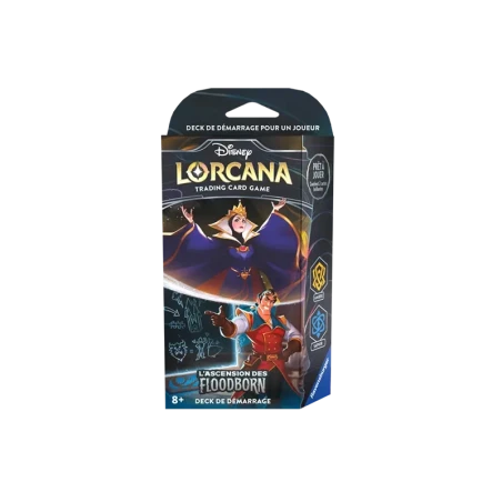Lorcana TCG Chapitre 2 Méchante reine et Gaston - Deck de démarrage FR - vue du deck | NK - Nordikards