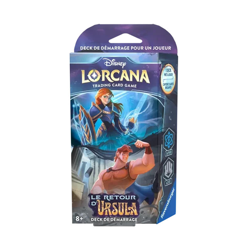 Lorcana TCG Chapitre 4 Anna et Hercule - Deck de démarrage FR - vue du deck | NK - Nordikards