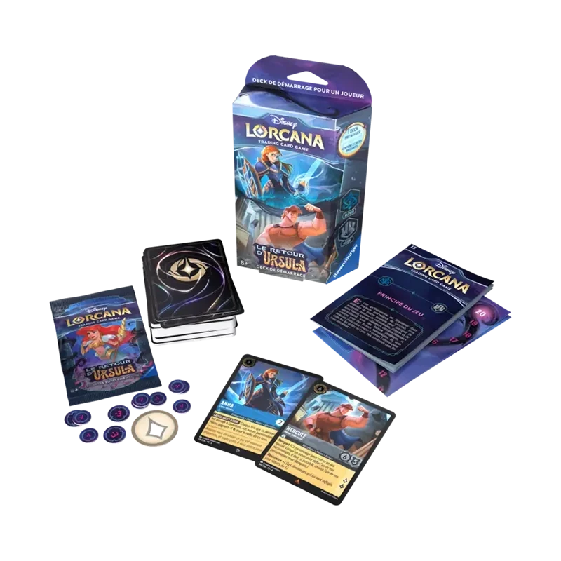 Lorcana TCG Chapitre 4 Anna et Hercule - Deck de démarrage FR - contenu du deck | NK - Nordikards