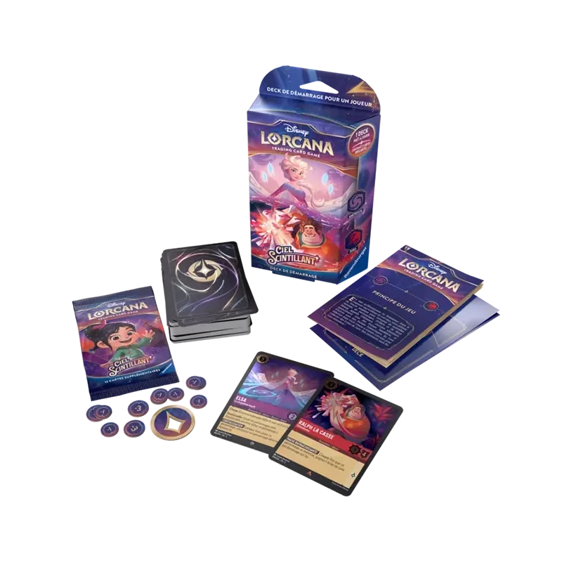 Lorcana TCG Chapitre 5 Elsa et Ralph - Deck de démarrage FR - vue du deck | NK - Nordikards