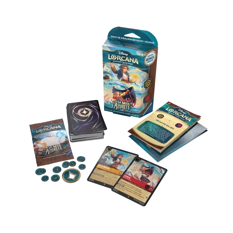 Lorcana TCG Chapitre 6 Jim Hawkins et Tigrou - Deck de démarrage FR - contenu du deck | NK - Nordikards