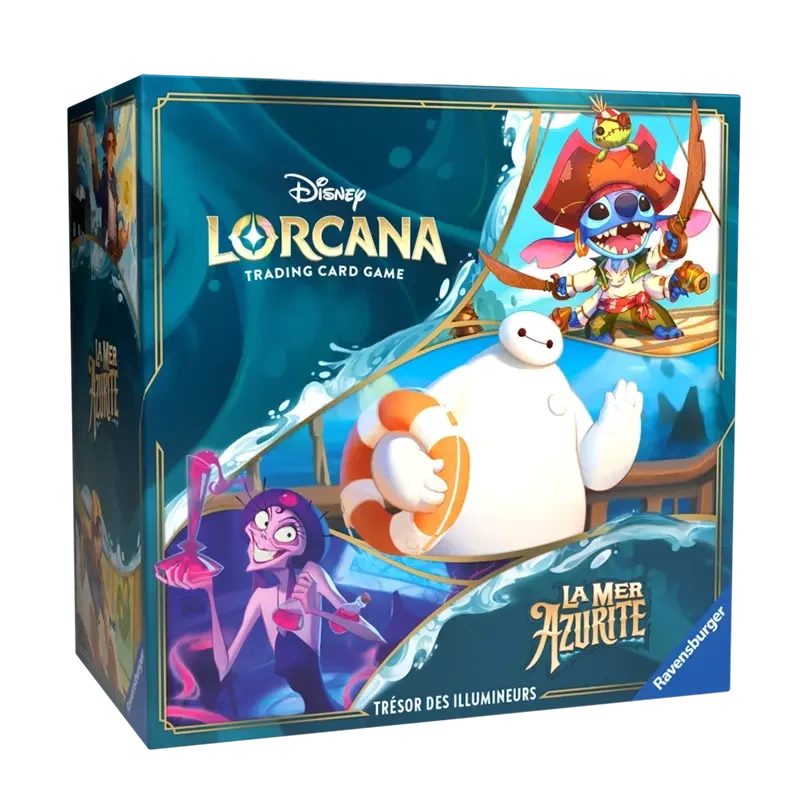 Lorcana TCG Chapitre 6 La Mer Azurite - Coffret Trésor des Illumineurs FR - face avant | NK - Nordikards
