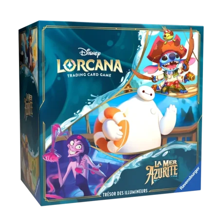 Lorcana TCG Chapitre 6 La Mer Azurite - Coffret Trésor des Illumineurs FR - face avant | NK - Nordikards