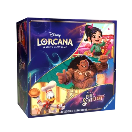 Lorcana TCG Chapitre 5 Ciel Scintillant - Coffret Trésor des Illumineurs FR - face avant | NK - Nordikards