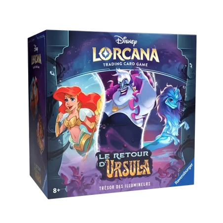 Lorcana TCG Chapitre 4 Le Retour dUrsula - Coffret Trésor des Illumineurs FR - face avant | NK - Nordikards