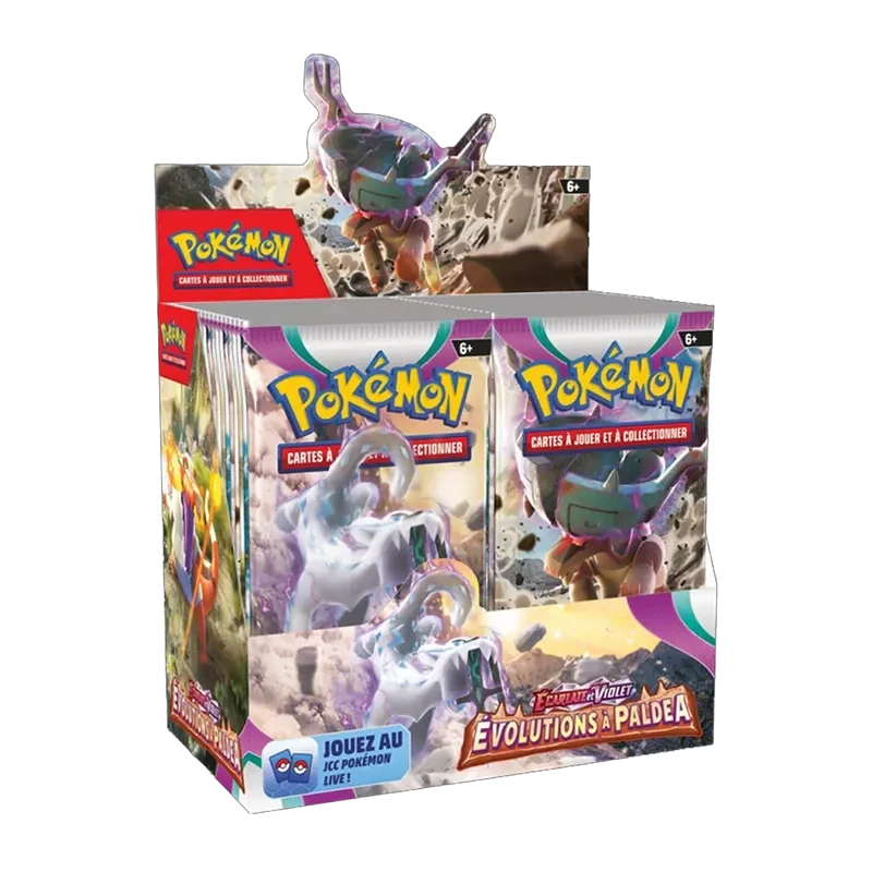Pokémon TCG EV02 Évolutions à Paldea - Boîte de 36 Boosters FR | NK - Nordikards
