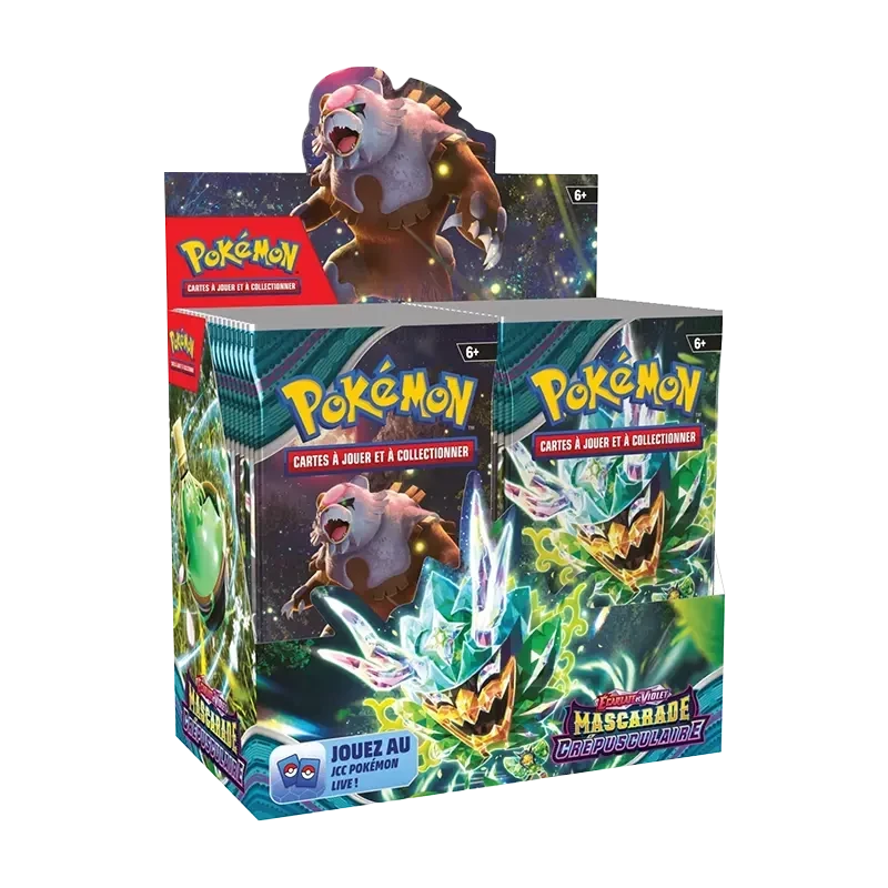 Pokémon TCG EV06 Mascarade Crépusculaire - Boîte de 36 Boosters FR | NK - Nordikards