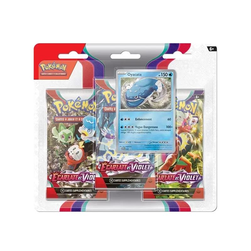 Pokémon TCG EV01 Écarlate et Violet - Tripack FR - vue de face Oyacata | NK - Nordikards