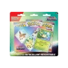 Pokémon TCG EV08.5 Evolutions Prismatiques - Tripack Collection Autocollant FR - vue de face Phyllali | NK - Nordikards