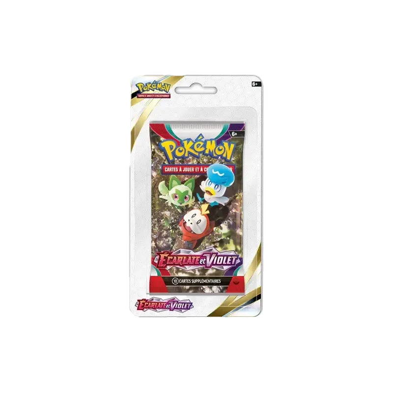 Pokémon TCG EV01 Écarlate et Violet - Blister FR - blister 4 face avant | NK - Nordikards