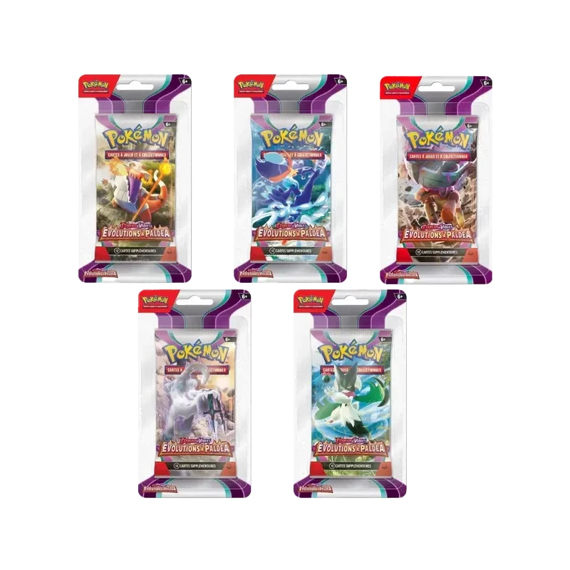 Pokémon TCG EV02 Évolutions à Paldea - Blister FR - vue d'ensemble | NK - Nordikards