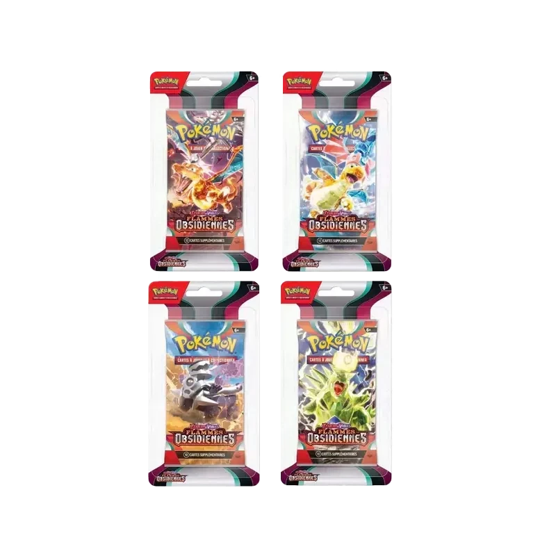 Pokémon TCG EV03 Flammes Obsidiennes - Blister FR - vue d'ensemble | NK - Nordikards