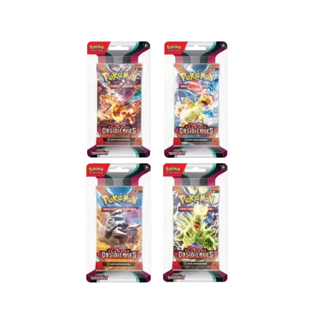 Pokémon TCG EV03 Flammes Obsidiennes - Blister FR - vue d'ensemble | NK - Nordikards