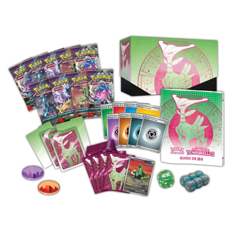 Pokémon TCG EV05 Forces Temporelles - ETB Vert-de-Fer FR - contenu du coffret | NK - Nordikards