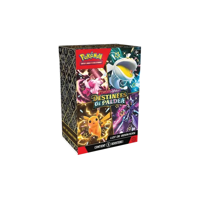 Pokémon TCG EV04.5 Destinées de Paldea - Bundle 6 Boosters FR | NK - Nordikards