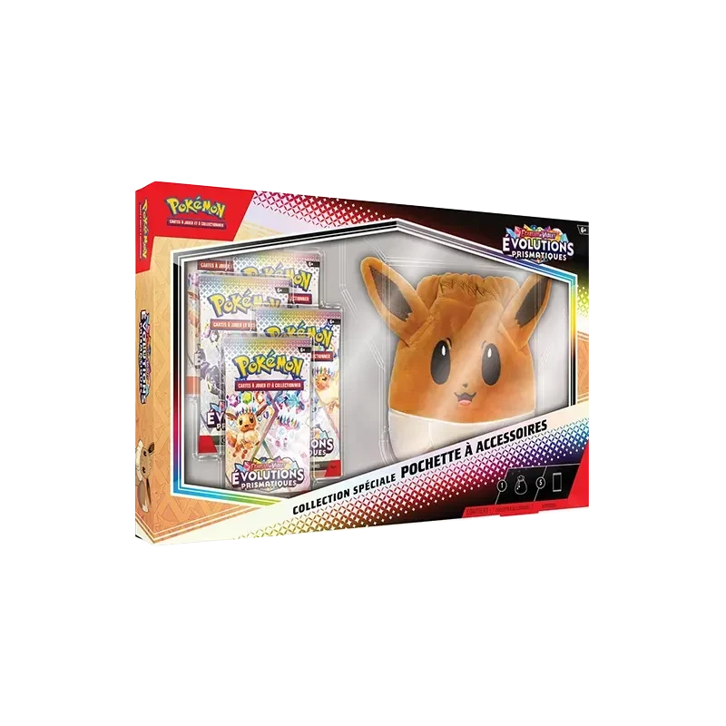 Pokémon TCG EV08.5 Evolutions Prismatiques - Coffret Collection Spéciale Pochette à Accessoires FR | NK - Nordikards