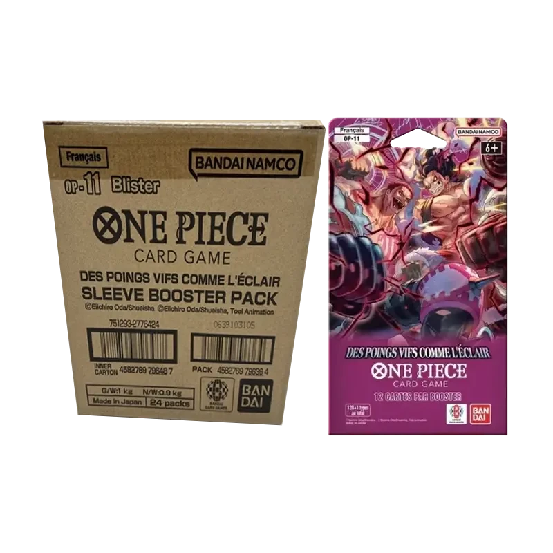 OP11 Poings Vifs comme l'Éclair - Case 24 Blisters FR TCG | NK