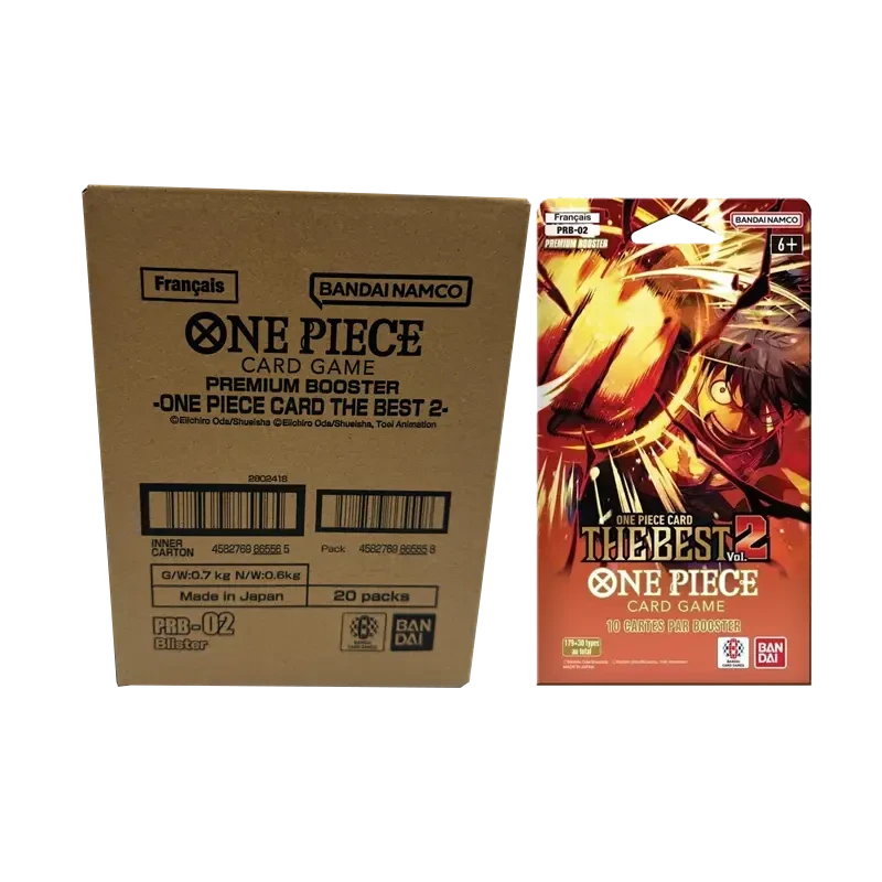 One Piece Card PRB02 - Case 24 Blisters FR The Best 2 TCG | NK