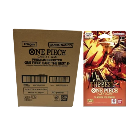 One Piece Card PRB02 - Case 24 Blisters FR The Best 2 TCG | NK
