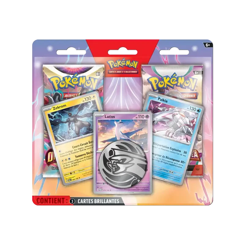 DuoPack Zekrom Latias Palkia 2 Boosters EB11+EV02 TCG | NK