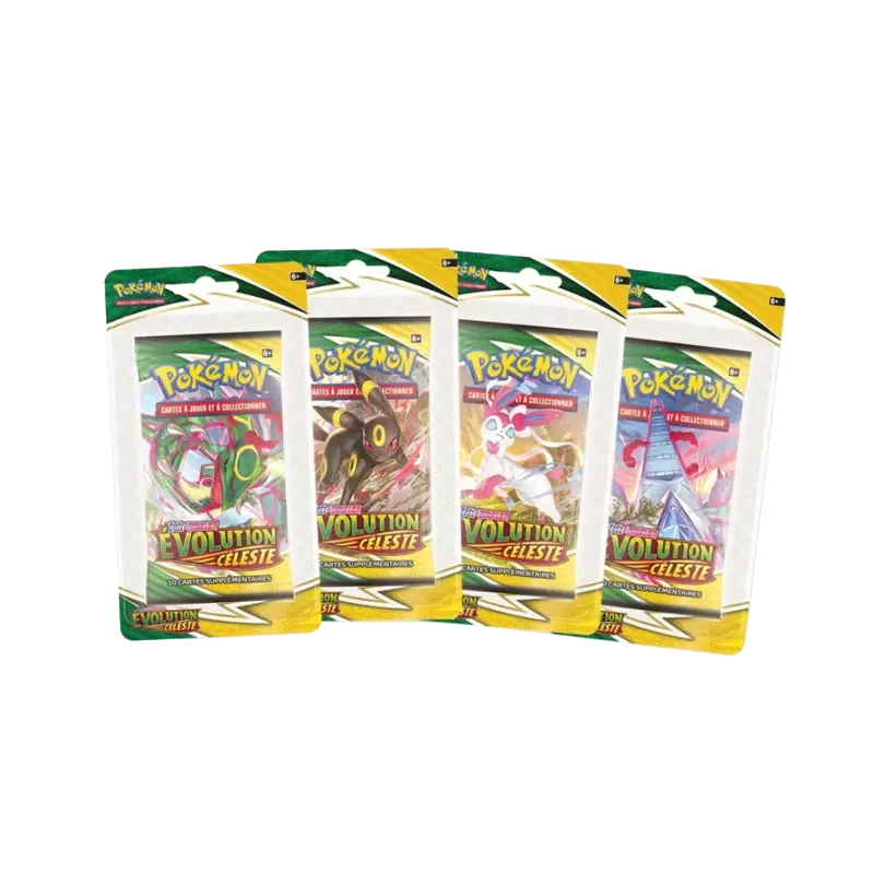 EB07 Evolution Céleste - Set 4 Blisters FR TCG | NK