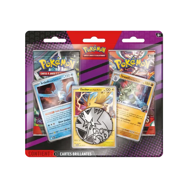 PKM Duopack Artikodin Electhor Tyranocif 2 Boosters EV06 EV03 TCG | NK