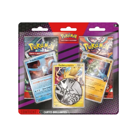 PKM Duopack Artikodin Electhor Tyranocif 2 Boosters EV06 EV03 TCG | NK