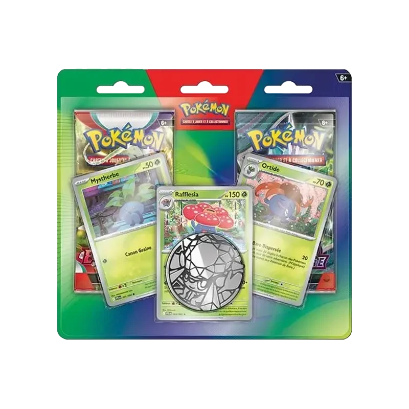 PKM Duopack Mystherbe Ortide Rafflesia 2 Boosters FR TCG | NK