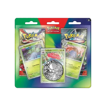 PKM Duopack Mystherbe Ortide Rafflesia 2 Boosters FR TCG | NK