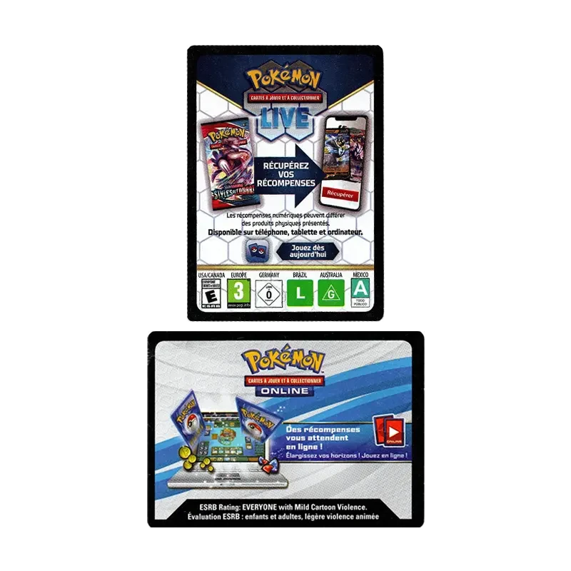 PKM 10 Codes Français pour le jeu ONLINE TCG | NK