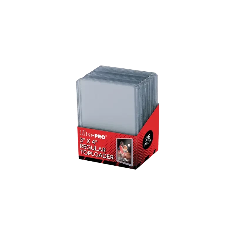 Ultra Pro 25 Toploaders 3x4" Clear Regular 63,5×88,9mm TCG | NK