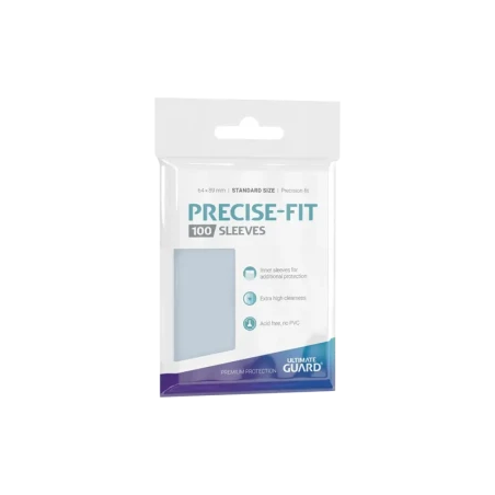 Ultimate Guard 100 Sleeves Precise-Fit Standard Size 63,5×88,9mm TCG | NK
