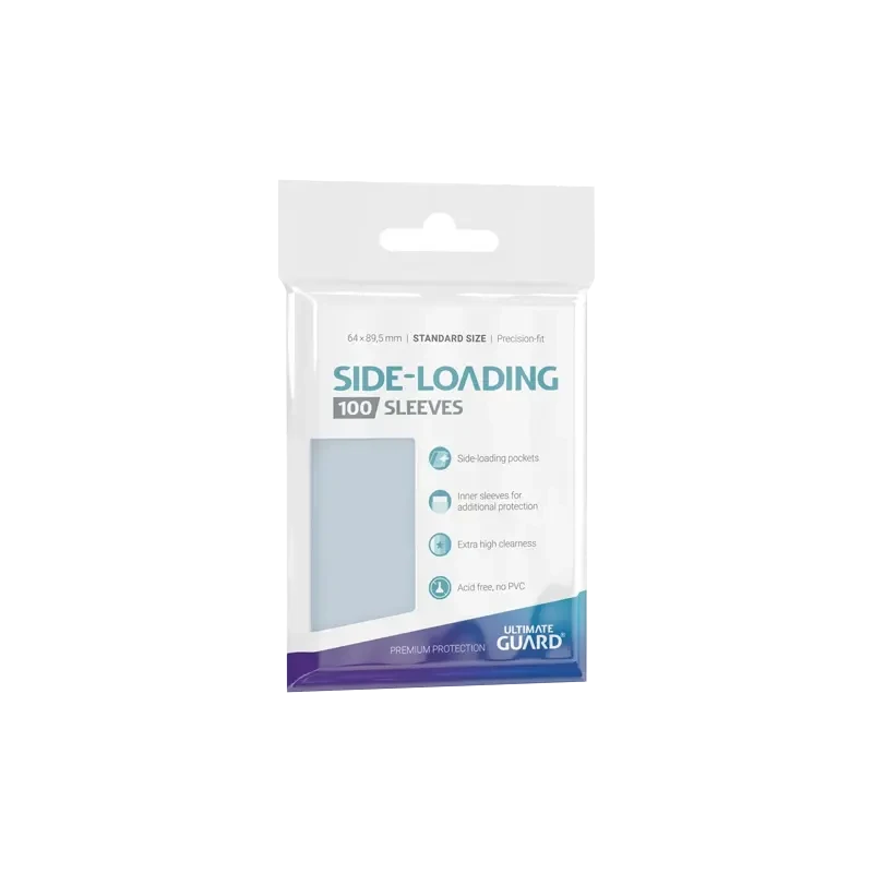 Ultimate Guard 100 Sleeves Side-Loading Standard Size 63,5×88,9mm TCG | NK