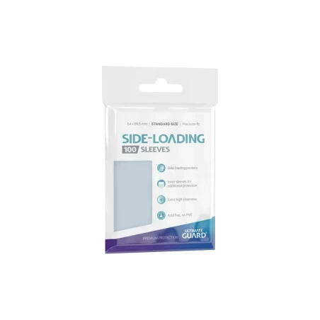 Ultimate Guard 100 Sleeves Side-Loading Standard Size 63,5×88,9mm TCG | NK