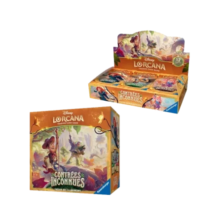 Lorcana Chapitre 12 Contrées Inconnues – Coffret Trésor des Illumineurs FR TCG | NK