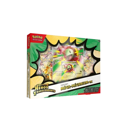 Coffret Méga Méganium ex – Pokémon ME02.5 Héros Transcendants FR TCG | NK