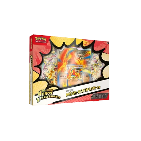 Coffret Méga Roitiflam ex – Pokémon ME02.5 Héros Transcendants FR TCG | NK