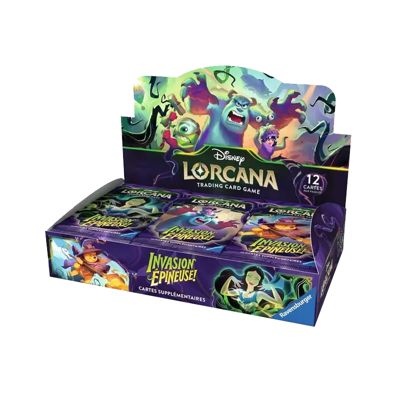 Boîte de 24 Boosters Lorcana Chapitre 13 Invasion Épineuse - FR | NK
