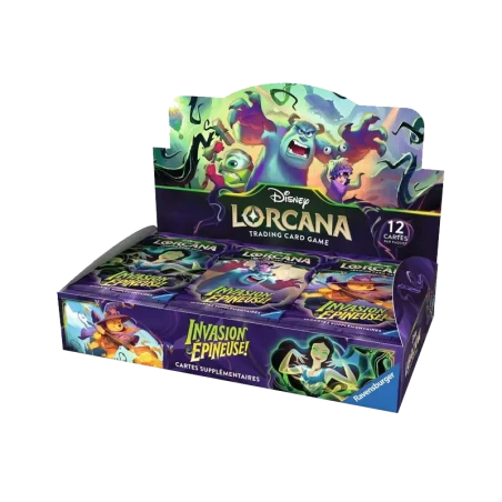Boîte de 24 Boosters Lorcana Chapitre 13 Invasion Épineuse - FR | NK