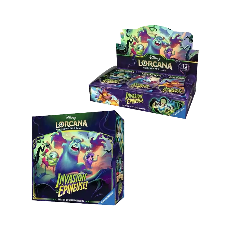 Pack Display & Trove Pack Lorcana Chapitre 13 Invasion Épineuse - FR | NK